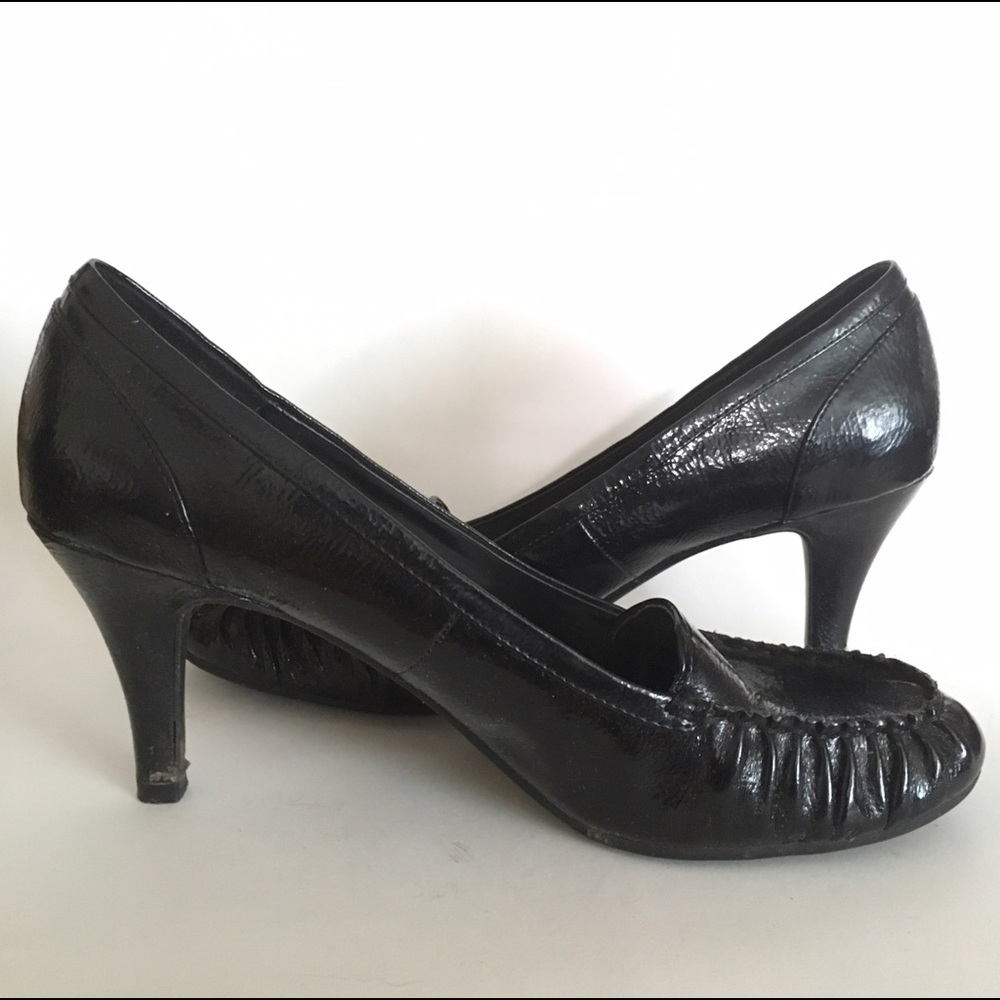Patent Loafer Pumps